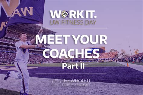 Uw Fitness Day Meet Your Coaches Part Ii The Whole U