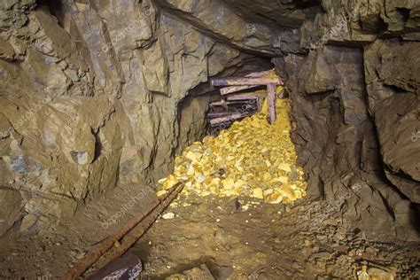 Old Abandoned Underground Gold Mine Tunnel Stock Photo By ©mishainik