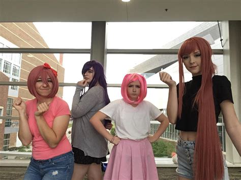 My Cosplay Group Cosplaying As Ddlc Characters [self] [cosplay] R Ddlc