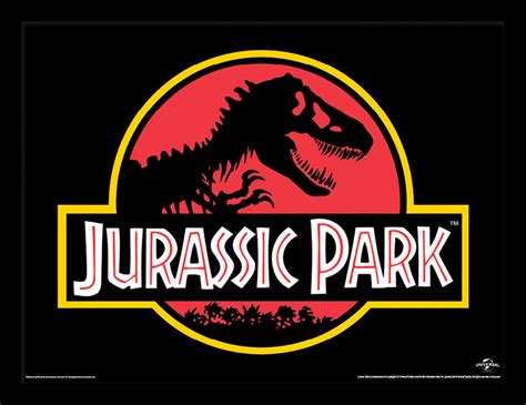 See above for instructions on getting to the jurassic park gates location. Jurassic Park - Classic Logo Framed poster | Buy at ...