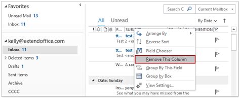 Change Inbox Folder View In Outlook