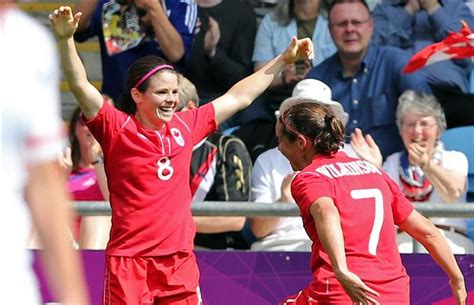 Christine sinclair has established herself as one of the best players in the women's game and has competed at two olympics, including in 2012 where she was the tournament's leading scorer with six. Christine Sinclair still seething over referee in Olympic ...
