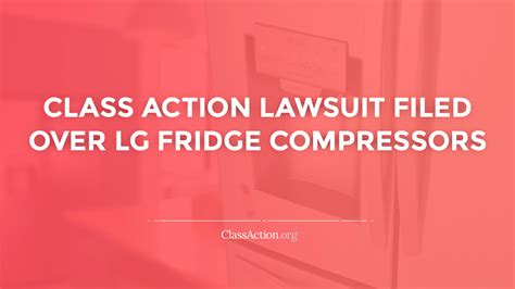 The lg refrigerator error codes below explain the errors your refrigerator is experiencing. LG Refrigerator Compressor Lawsuit | Failure, Not Cooling ...
