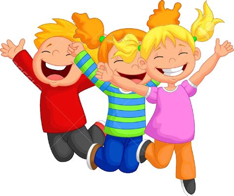 Happy Children Clipart Png Young Children Cartoons Transparent Images
