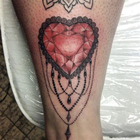 Heart Jewel Tattoo Idea Jpeg Kuva 730 × 730 Kuvapistettä