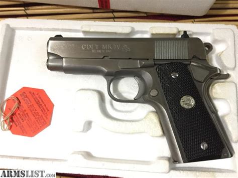 Armslist For Sale Colt 45 Acp 1911 Officers Model In Stainless