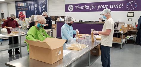 Volunteers Return To The Food Bank — The Food Bank For Central