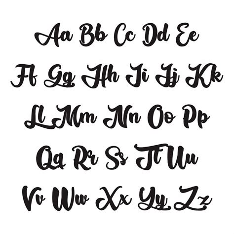 Free Printable Fonts Alphabetworksheetsfree