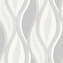 Grey Glitter Waves Silver White Quality Textured Vinyl