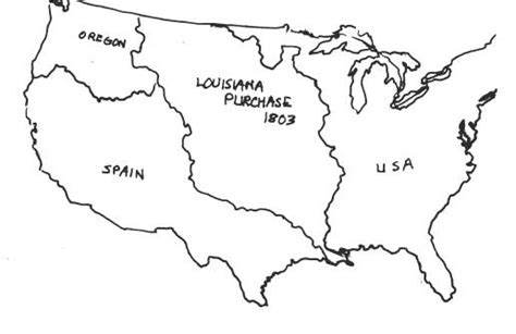 Louisiana Purchase Coloring Page Sketch Coloring Page