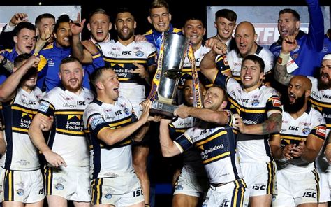 Leeds Rhinos Celebrate Extraordinary 12 Month Journey From Relegation