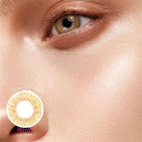 Elegant Hazel Coloured Contact Lenses Elegant Hazel Eye Contacts