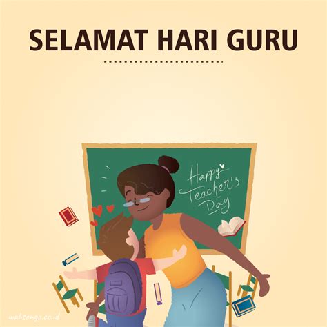 Desain Poster Hari Guru Nasional Keren Banget