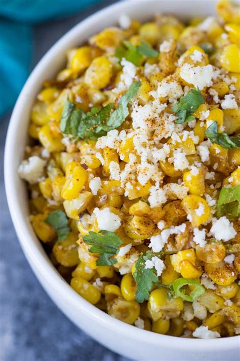 ( aka elotes!) serve as an appetizer with chips or a delicious side. Skillet Mexican Street Corn | Recipe | Mexican street corn ...