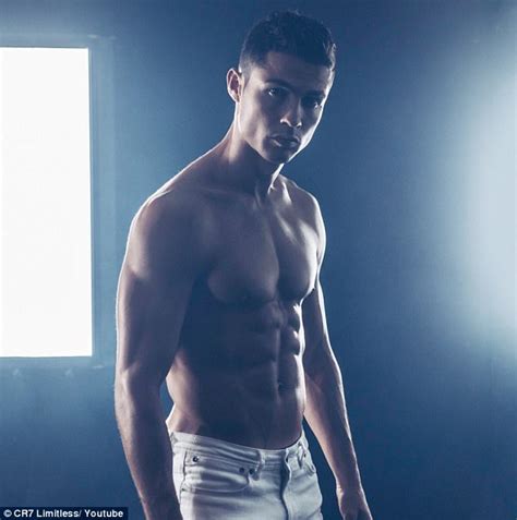 Shirtless Cristiano Ronaldo Shows Off His Jaw Dropping Muscular Chest