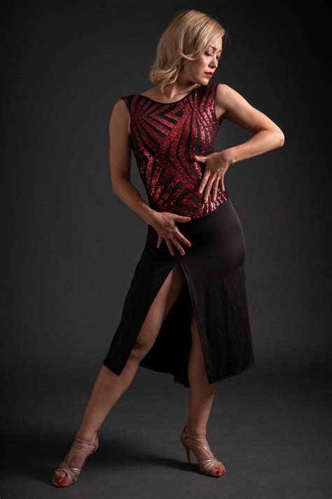 Argentine Tango Performance Dress Stage Ballroom Latin Dress Etsy