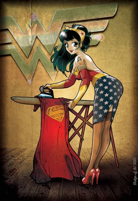 057 Pin Up Wonder Woman Full By Lorenzo77 Wonder Woman Y Superman Wonder Woman Comic