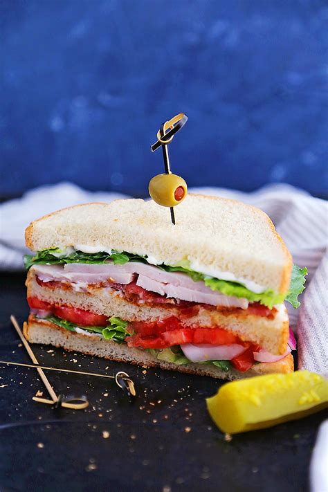 The Ultimate Turkey Bacon Club Sandwich The Comfort Of Cooking