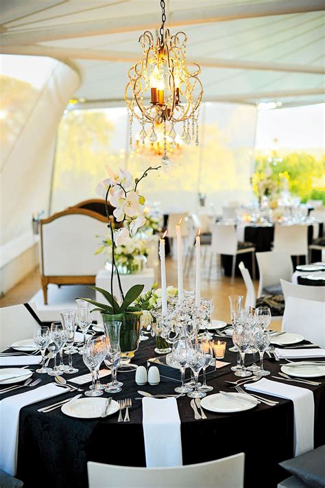 Wedding Ideas, Planning & Inspiration | Wedding table settings, Black