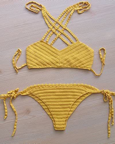 Cute Yellow Bikini With Images Yellow Bikini Bikinis Crochet Bikini