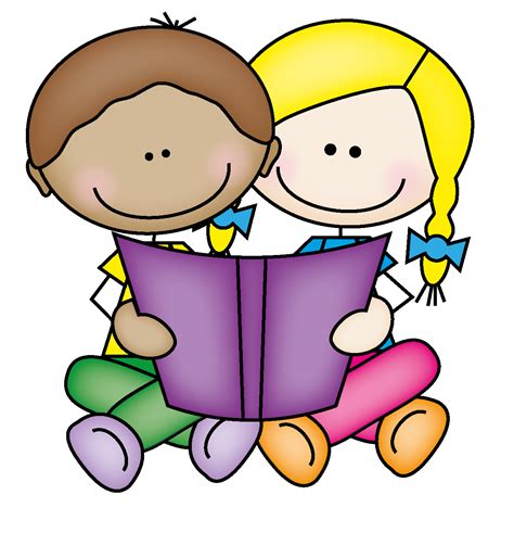 Free Clip Art Children Reading