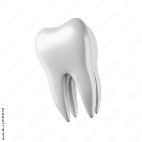 3d Tooth Isolated On Transparent Background Render 3d Render Png