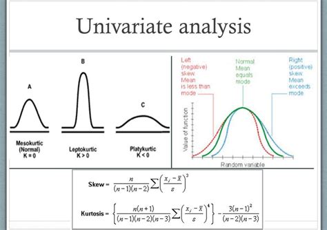 This is done in many ways such as: Univariate Analysis Definition | DeepAI