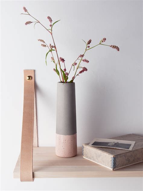 Diy Concrete Flower Vase My Daily Magazine Art Design