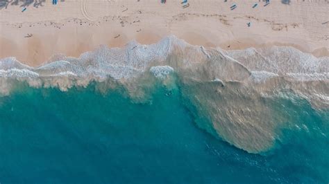 Birds Eye View Of Beach 1248416 Stock Photo At Vecteezy