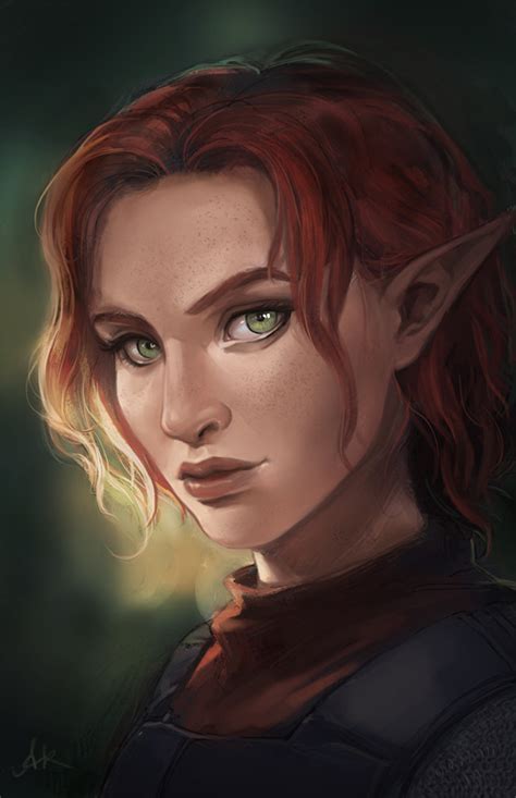 Mostly My Fanart Of Games Elf Art Elves Fantasy Female Elf