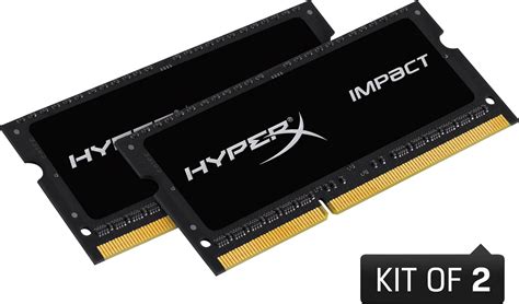 Hyperx Laptop Ram Kit Impact Black Hx432s20ibk232 32 Gb 2 X 16 Gb Ddr4