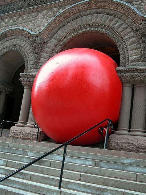 Red Balls Public Art Street Art Sculpture Art
