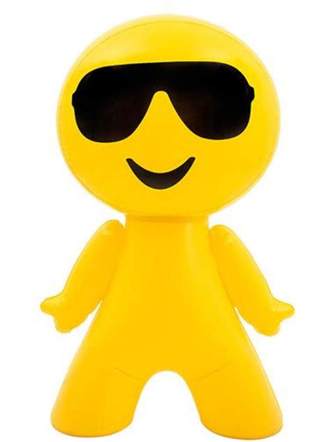 27 Inflatable Cool Sunglasses Guy Emoji
