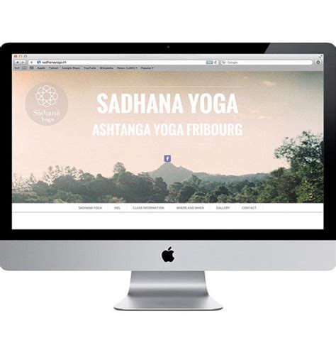 Sadhana Yoga Fribourg Identity Designed