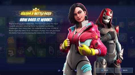 Fortnite Season 9 Battle Pass Overview All Tiers All Skins Max Level Tier 100 Skin Youtube