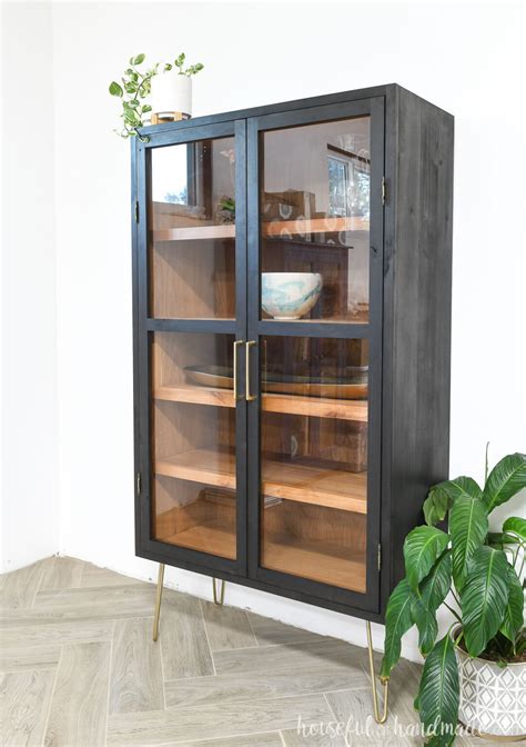 Modern Display Cabinet Build Plans Houseful Of Handmade