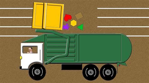 Kids Trucks Garbage Truck With Timmy Uppet Theres Timmy Uppet