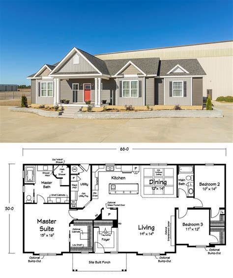 Ranch Style Modular Home Floor Plans Flooring Ideas
