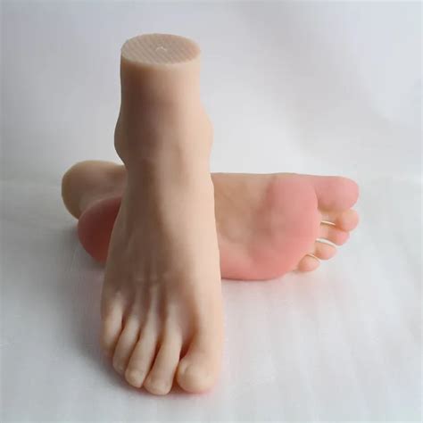 Soft Silicone Realistic Male Mannequin Foot Display In Mannequins From Home And Garden On