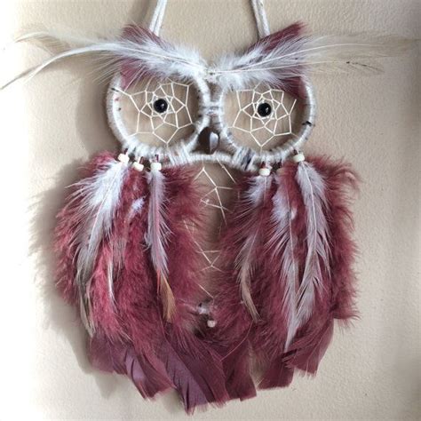 Benutzerdefinierte Owl Dreamcatcher Feather Wall Decor Feather Crafts