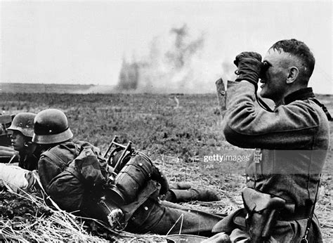 World War Ii Russian Front German Soldiers In The Outposts Of The