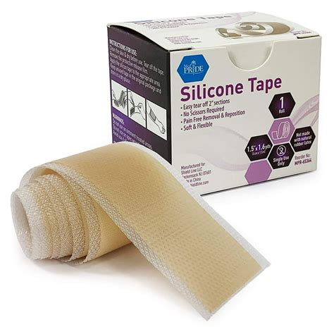Medpride Easy Tear Silicone Gel Tape Roll 15 Inch X 16 Yards Medical