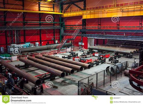 Tube Rolling Plant Stock Image Image Of Area Metallurgy 69325977