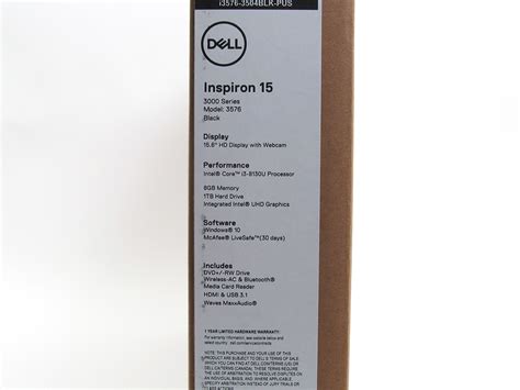 Dell Inspiron 15 3000 Wssd Upgrade Review Packaging And Contents