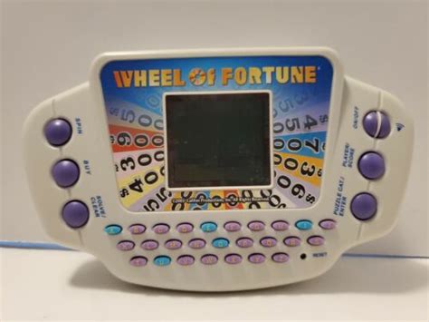 Wheel Of Fortune Handheld Electronic Game Tiger Electronics 2005 Hasbro