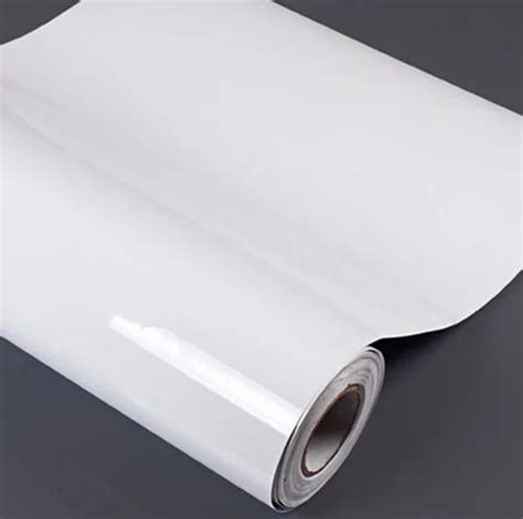 White Self Adhesive Vinyl Glossy 120mc Packaging Type Roll At Rs 4