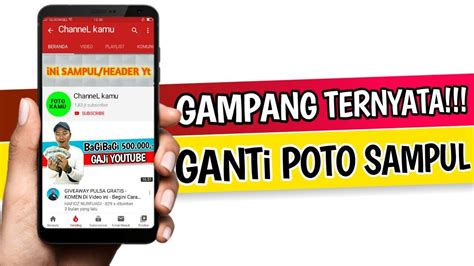 Cara Membuat Sampul Youtube yang keren - Header channel youtube