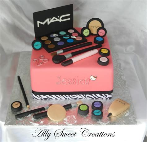 Mac makeup & gift bag cake. Ally Sweet Creations : MAC Cosmetics Cake