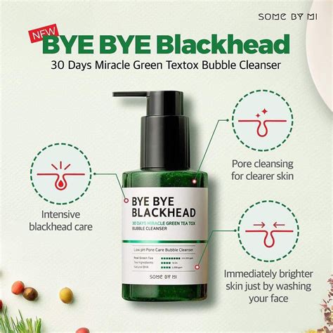 → provides intensive blackhead care. Some By Mi - Bye Bye Blackhead 30 Days Miracle Green Tea ...
