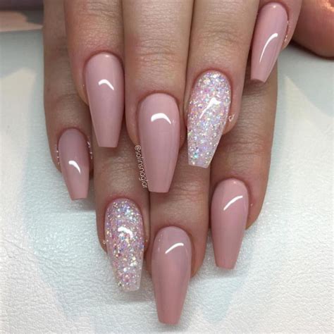 pink glitter coffin nails | Glitter accent nails, Prom ... One of the hottest nail looks to try this year is clear nails.
